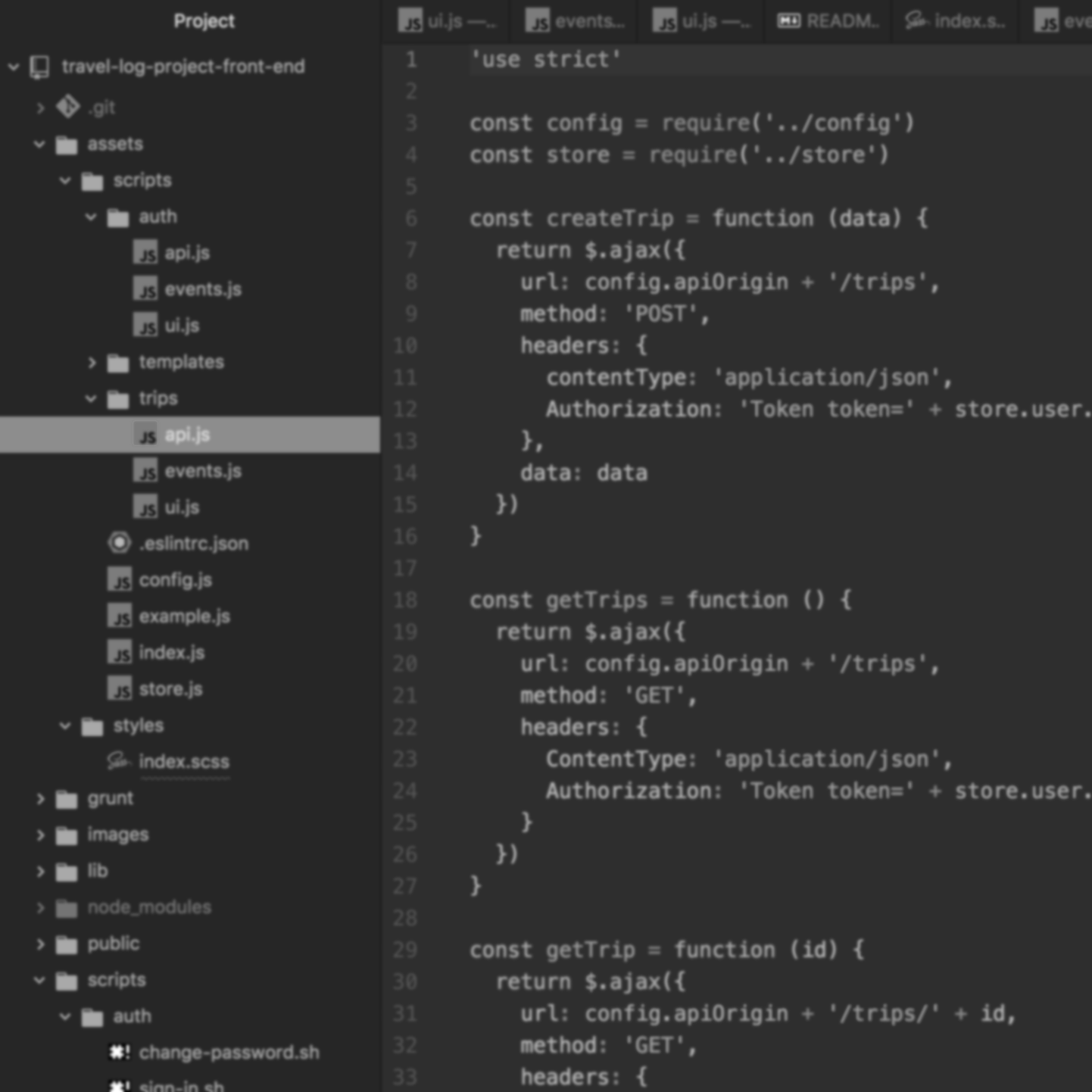 Code Snippet Backdrop